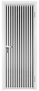 Алюминиевая межкомнатная  дверь Модель  11AG