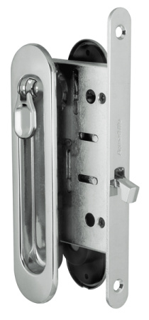 Набор для раздвижных дверей ARMADILLO SH011-BK CP-8 хром /26677/