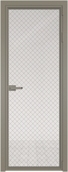 Алюминиевая межкомнатная дверь Модель 1AV