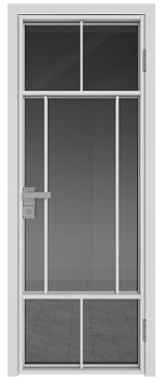 Алюминиевая межкомнатная  дверь Модель 10AG