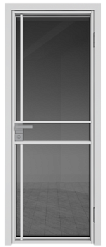 Алюминиевая межкомнатная  дверь Модель 9AG